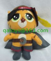 China Puss in Boots keychain Plush Toys supplier