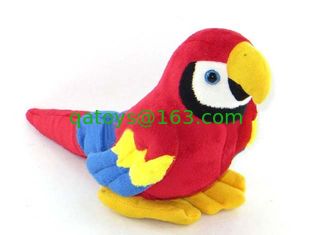 China Red Lovely Parrot Plush Toy supplier
