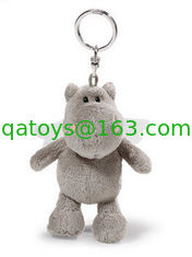 China Hippo keychain Plush Toys supplier