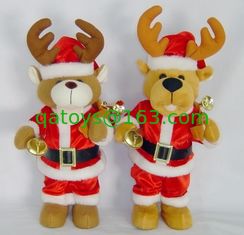 China Talking and walking Reindeer Soft Toy Plush Toy supplier