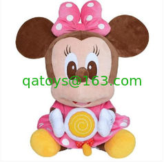 China Disney Big Head Minnie Mouse with Candy Plush Toys supplier