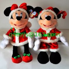 China Hot Disney Chistmas Mickey Mouse and Minnie Mouse Plush Toys supplier